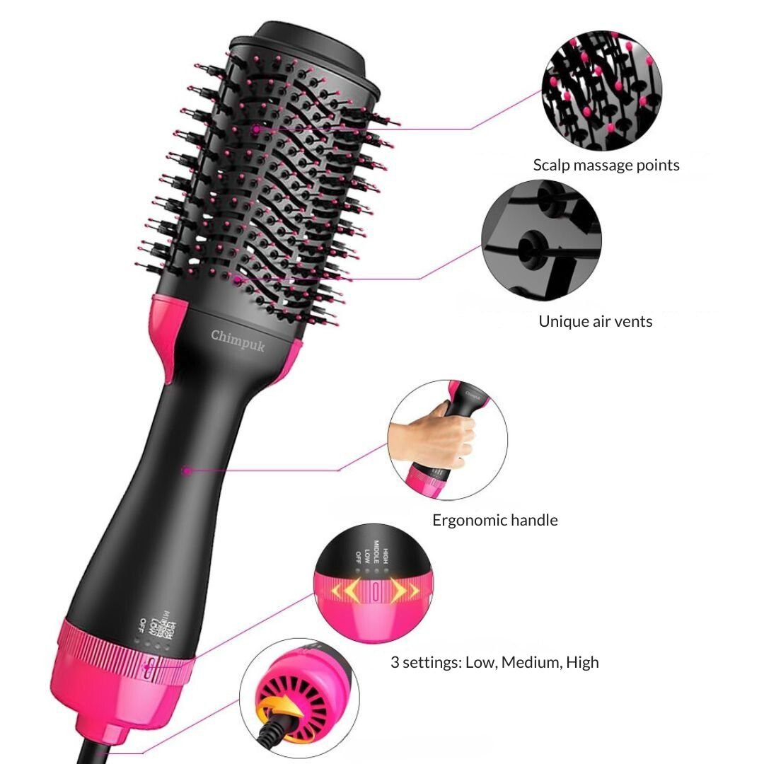 AirGlam™ - Hair Dryer Brush - Kakuny