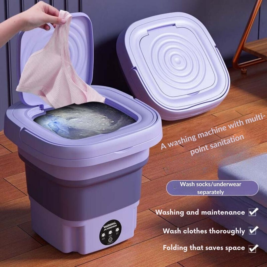 FoldWashPro™ - Washing And Spinning On The Go - Kakuny