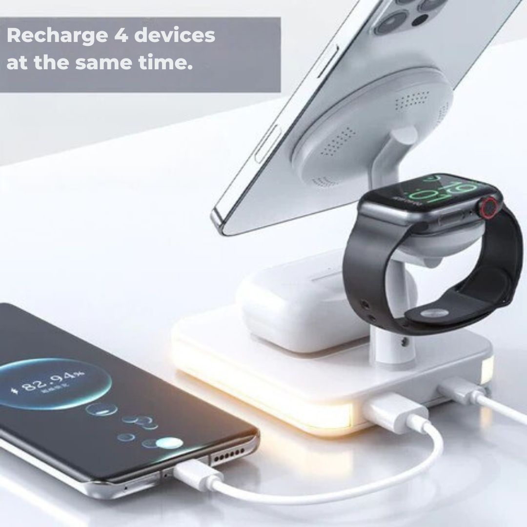 MagDock™ - Wireless 3 - in - 1 Charger - Kakuny